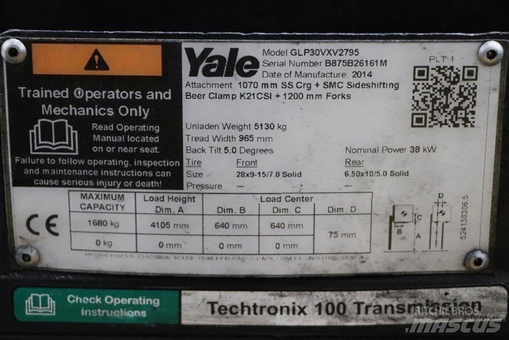Yale GLP30VX LPG (dujiniai) krautuvai