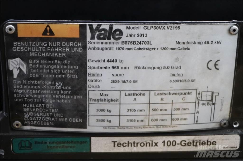 Yale GLP30VX LPG (dujiniai) krautuvai