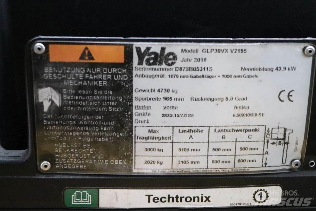Yale GLP30VX LPG (dujiniai) krautuvai
