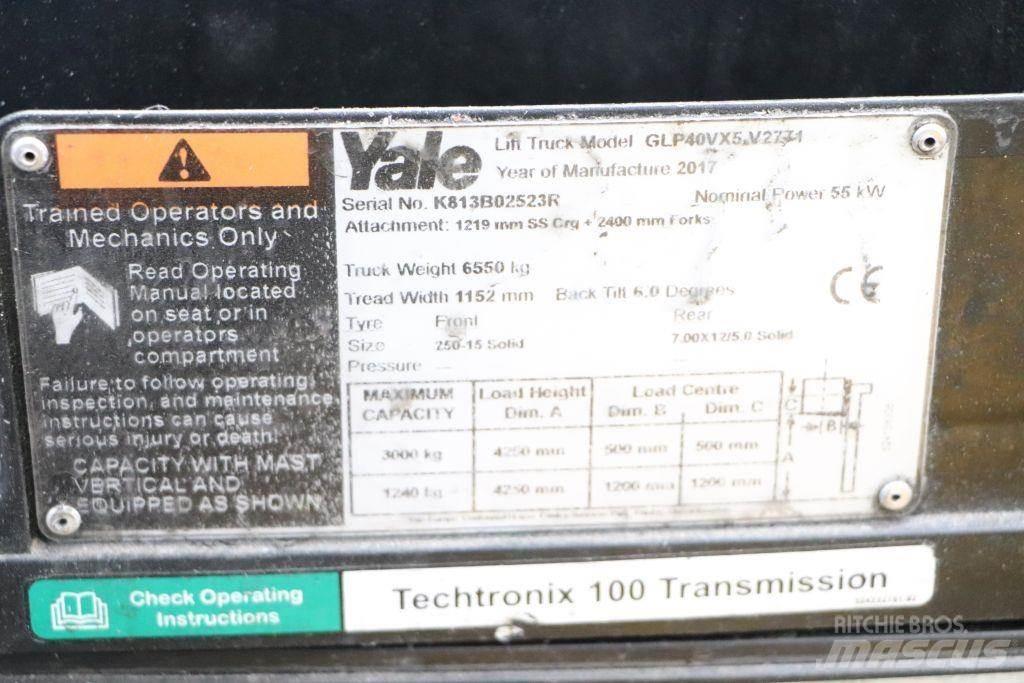 Yale GLP40VX5 LPG (dujiniai) krautuvai