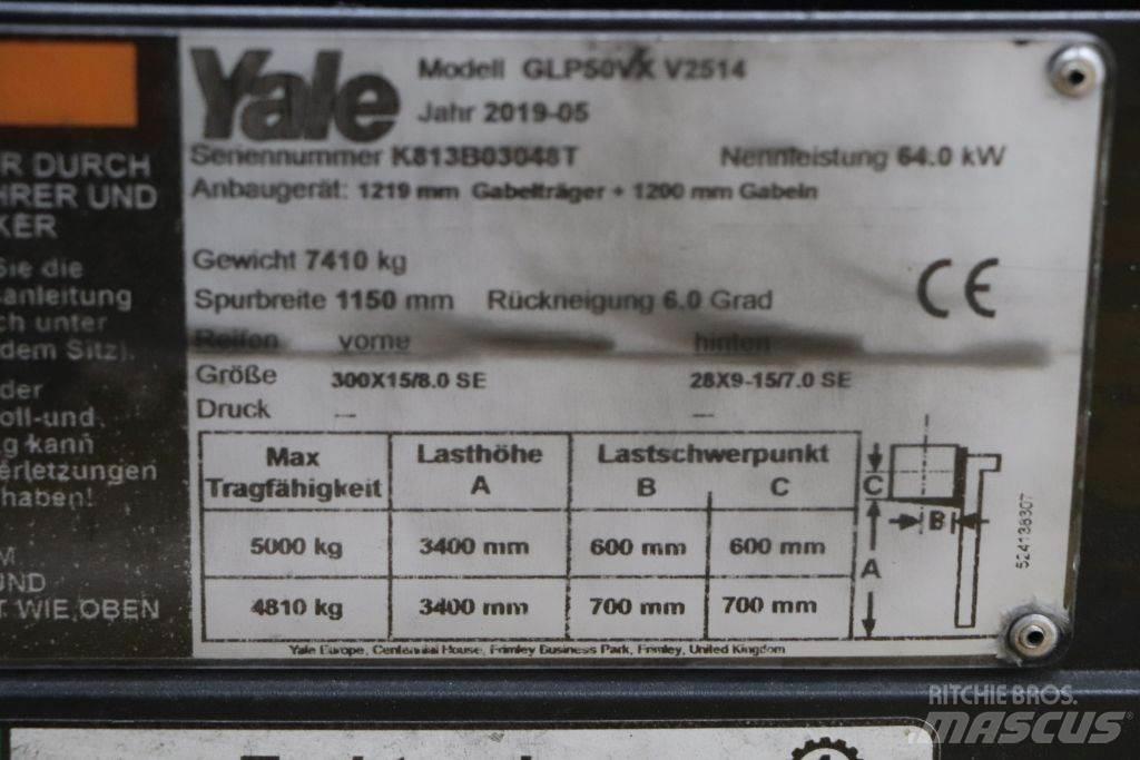 Yale GLP50VX LPG (dujiniai) krautuvai