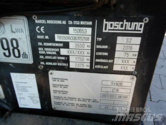 Boschung S2 Šlavimo technika