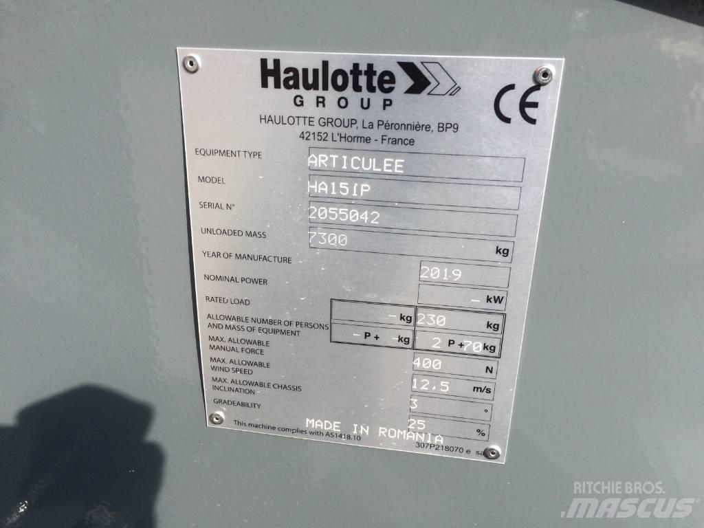 Haulotte HA 15 IP Alkūniniai keltuvai