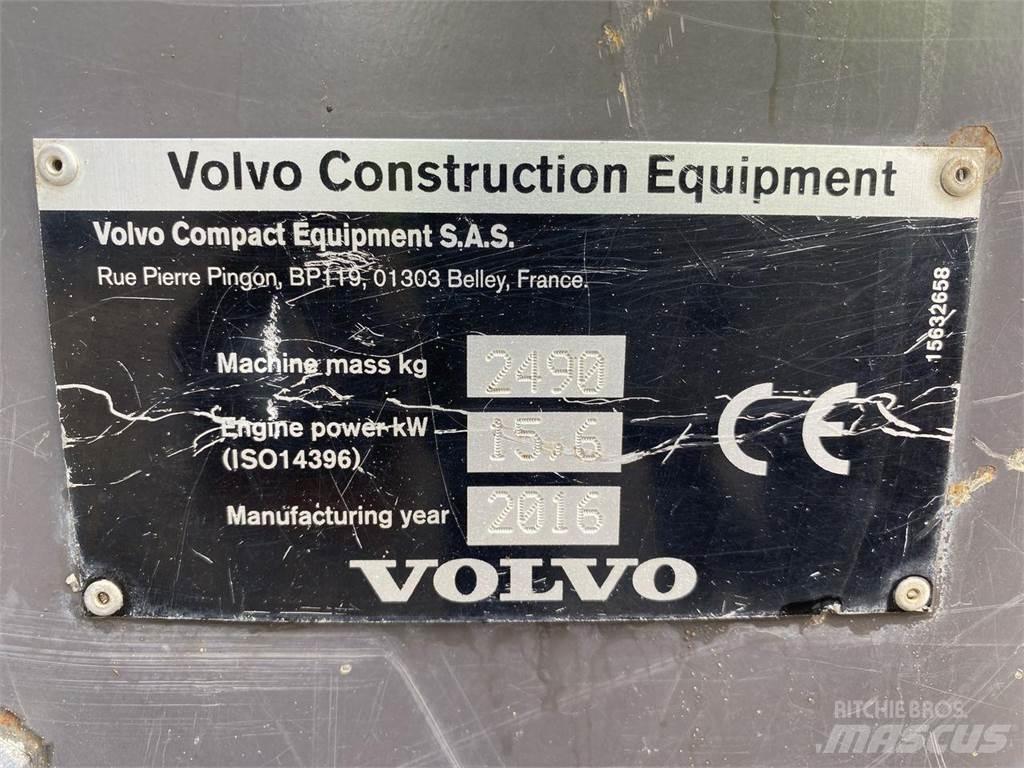 Volvo ECR25 Ratiniai ekskavatoriai