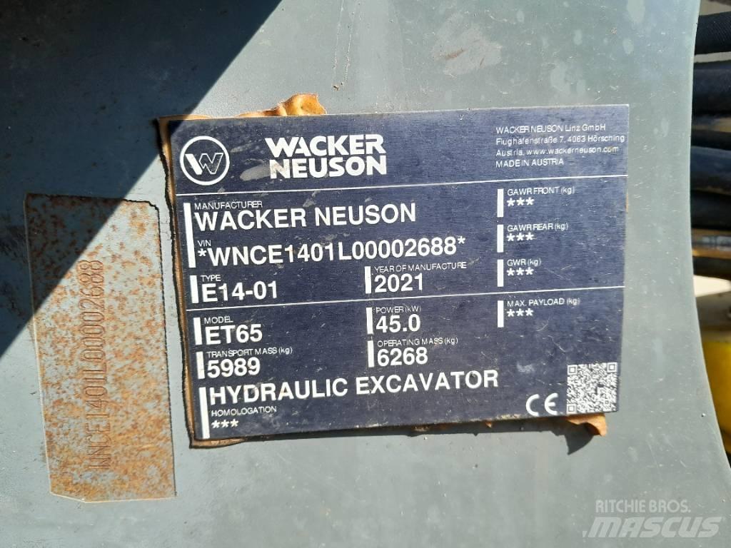 Wacker Neuson ET 65 Vikšriniai ekskavatoriai
