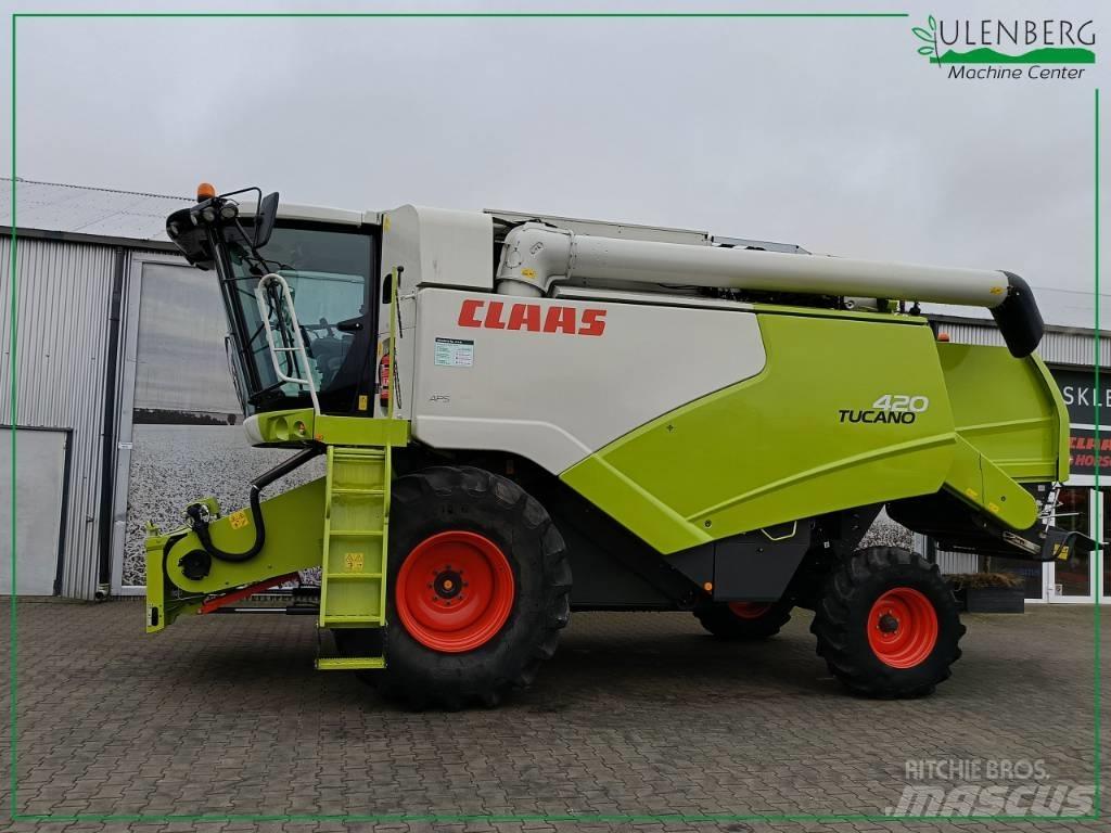 CLAAS Tucano 420 Derliaus nuėmimo kombainai