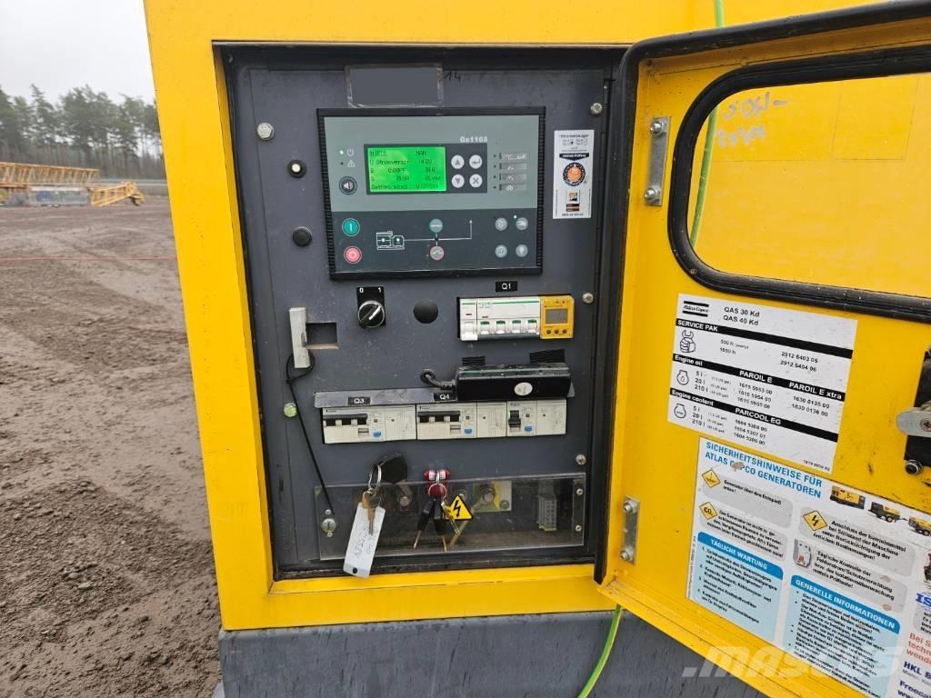 Atlas Copco QAS 40 Dyzeliniai generatoriai