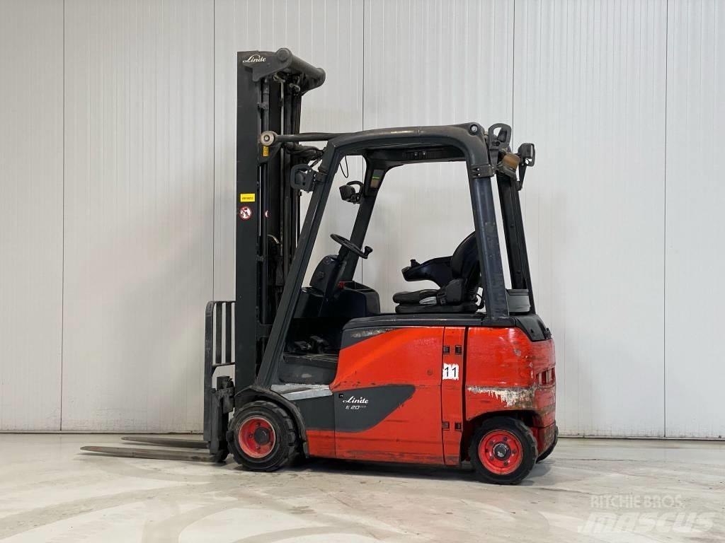 Linde E20PH-02 Elektriniai šakiniai krautuvai