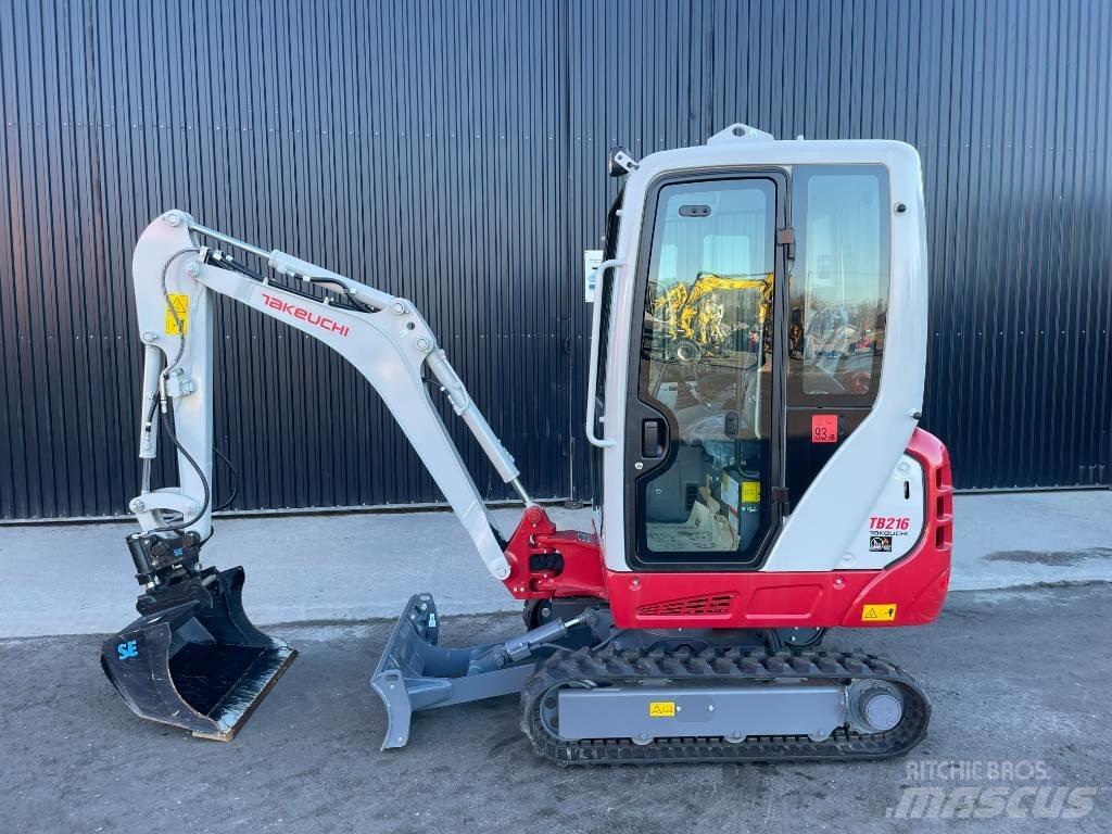 Takeuchi TB 216 Mini ekskavatoriai < 7 t