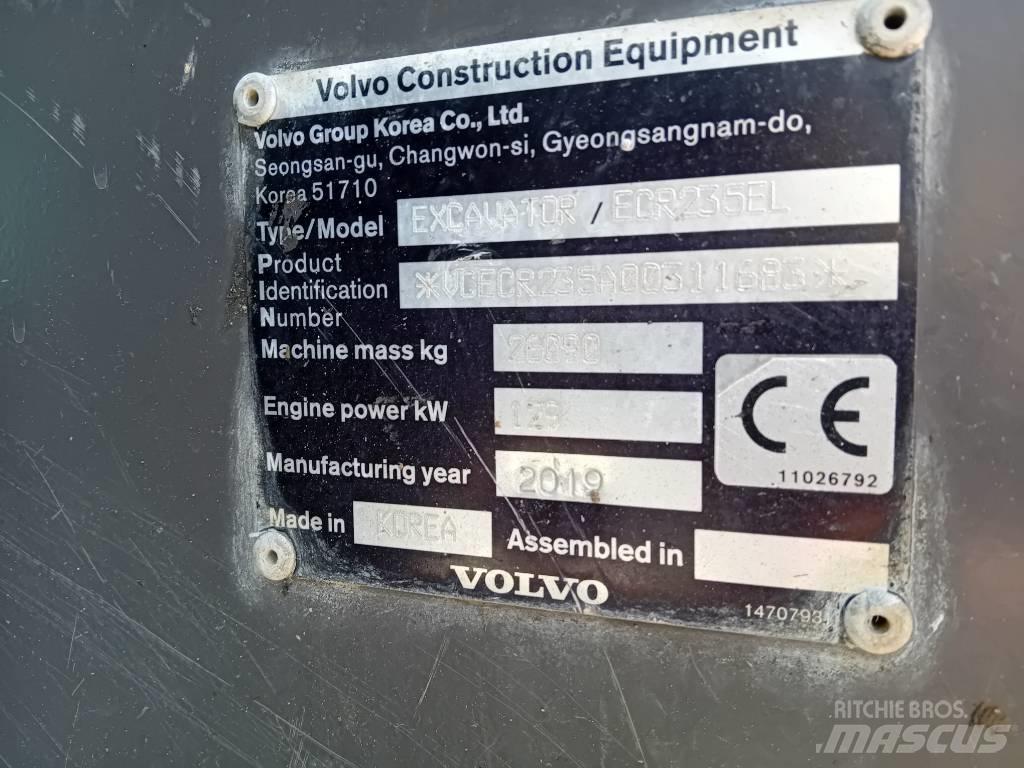 Volvo ECR 235 E Vikšriniai ekskavatoriai