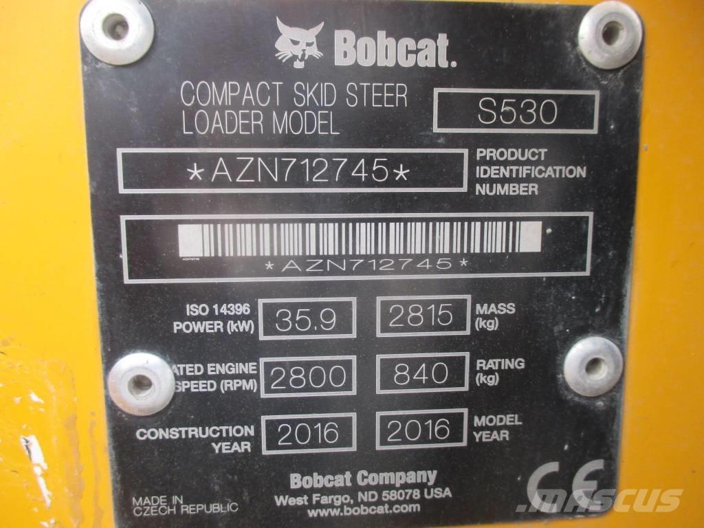 Bobcat S 530 Krautuvai su šoniniu pasukimu