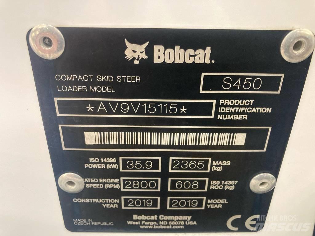 Bobcat S 450 Krautuvai su šoniniu pasukimu