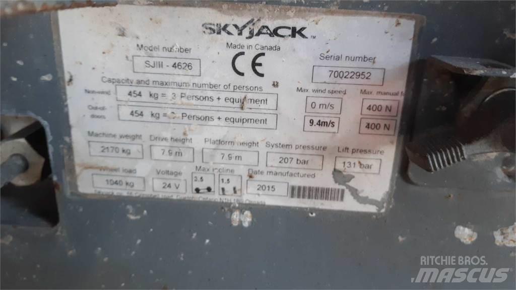 SkyJack SJIII4626 Žirkliniai keltuvai