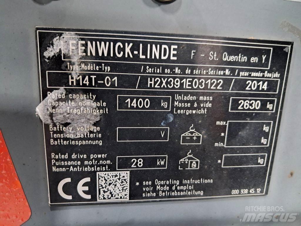 Linde H14T-01 LPG (dujiniai) krautuvai