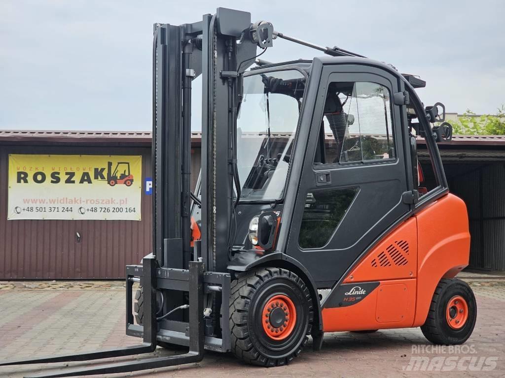 Linde H35T-02 LPG (dujiniai) krautuvai