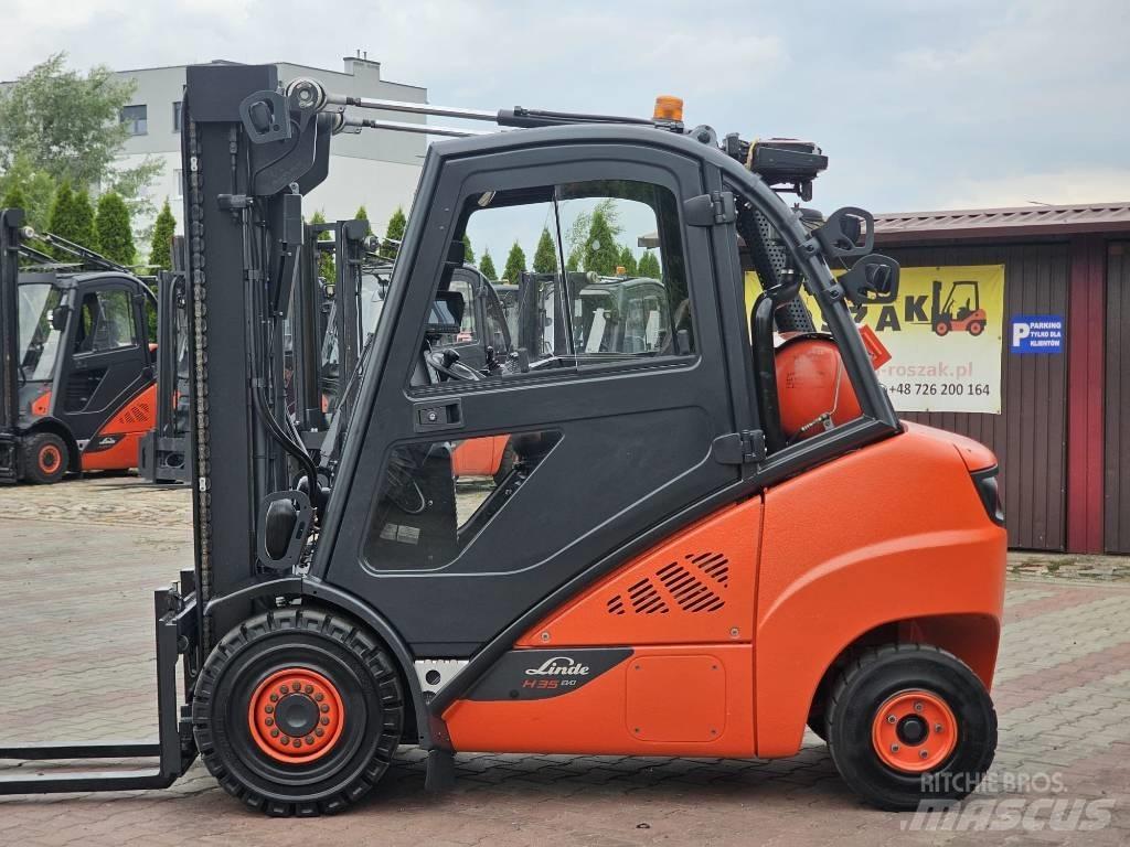 Linde H35T-02 LPG (dujiniai) krautuvai