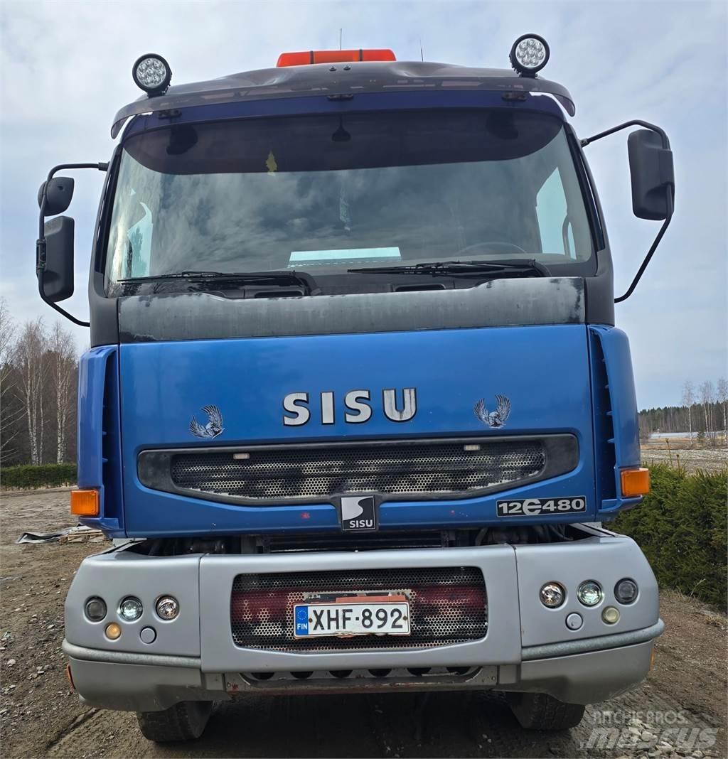 Sisu E12M 8X4 Savivarčių priekabų vilkikai
