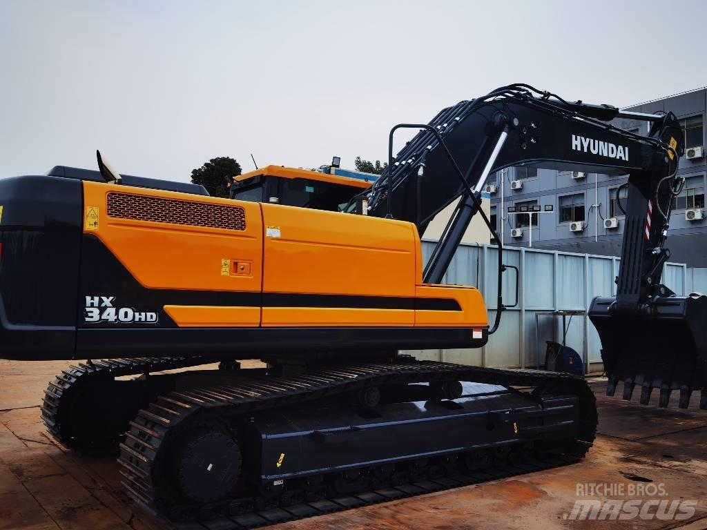 Hyundai HX340 Vikšriniai ekskavatoriai