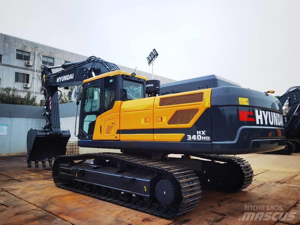 Hyundai HX340 Vikšriniai ekskavatoriai