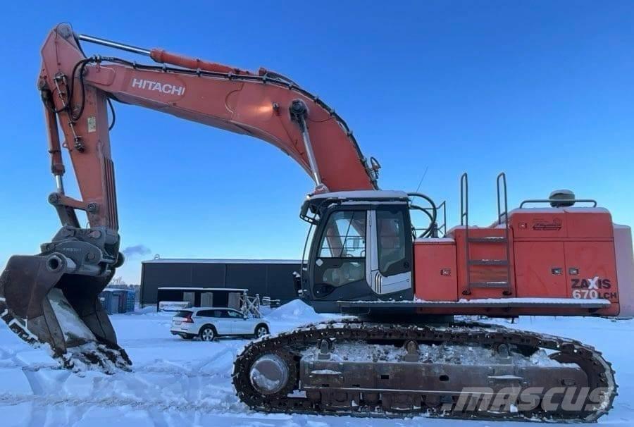 Hitachi ZX 670 LCH Vikšriniai ekskavatoriai