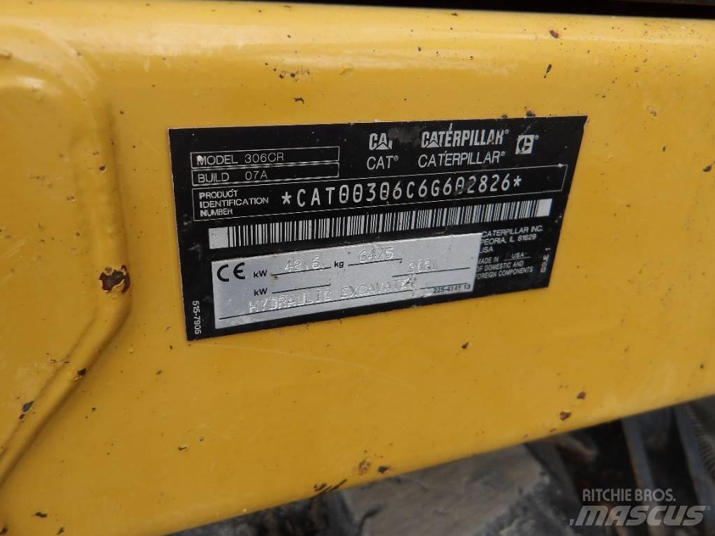 CAT 306 CR Mini ekskavatoriai < 7 t