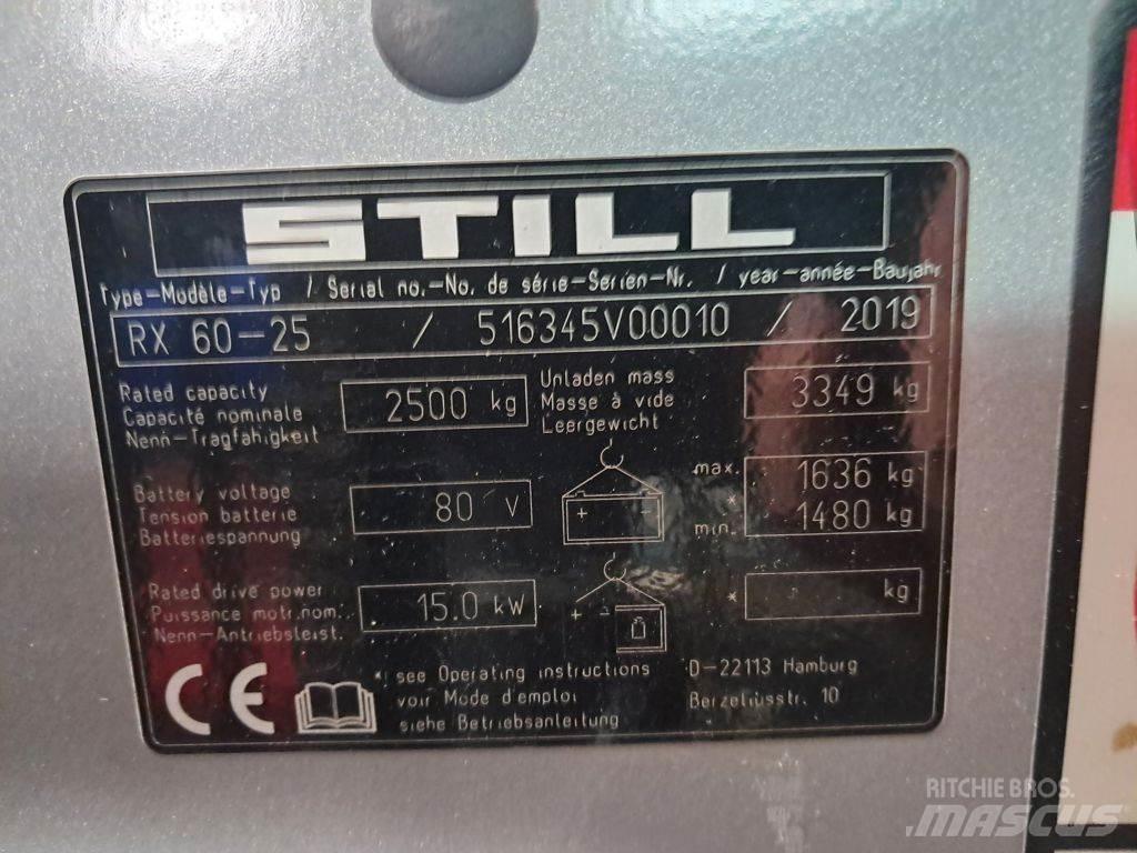 Still RX60-25 Elektriniai šakiniai krautuvai