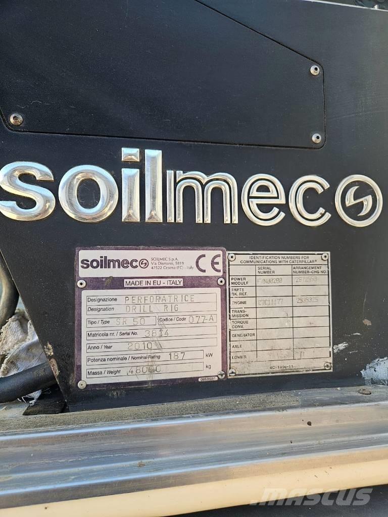 Soilmec SR 50 Polių kalimo technika