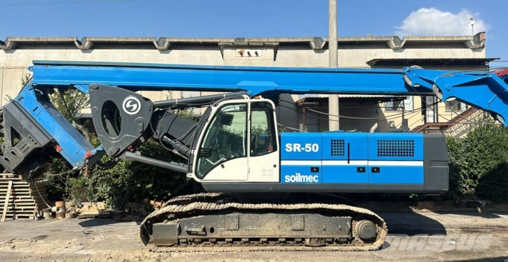 Soilmec SR 50 Polių kalimo technika