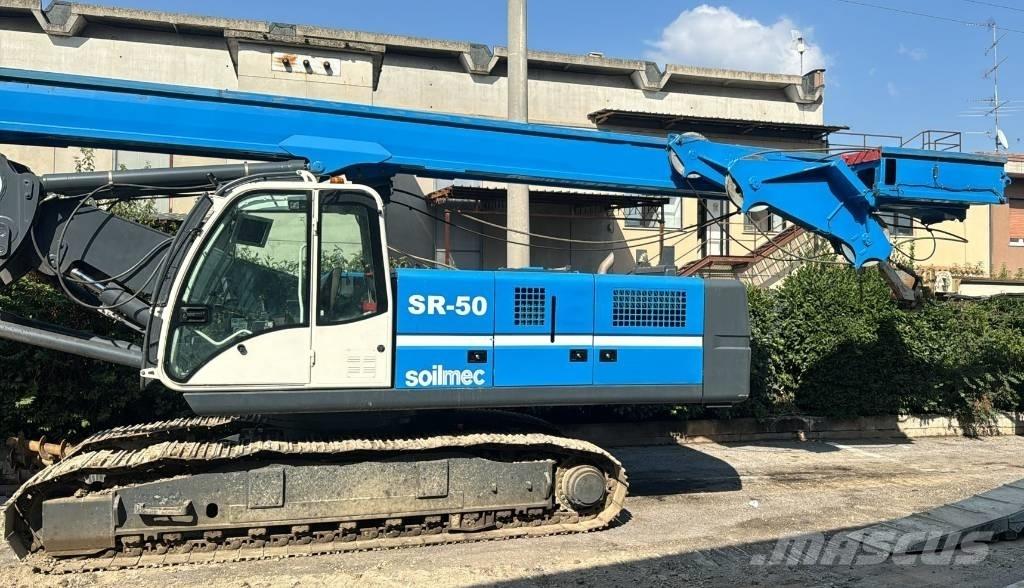 Soilmec SR 50 Polių kalimo technika