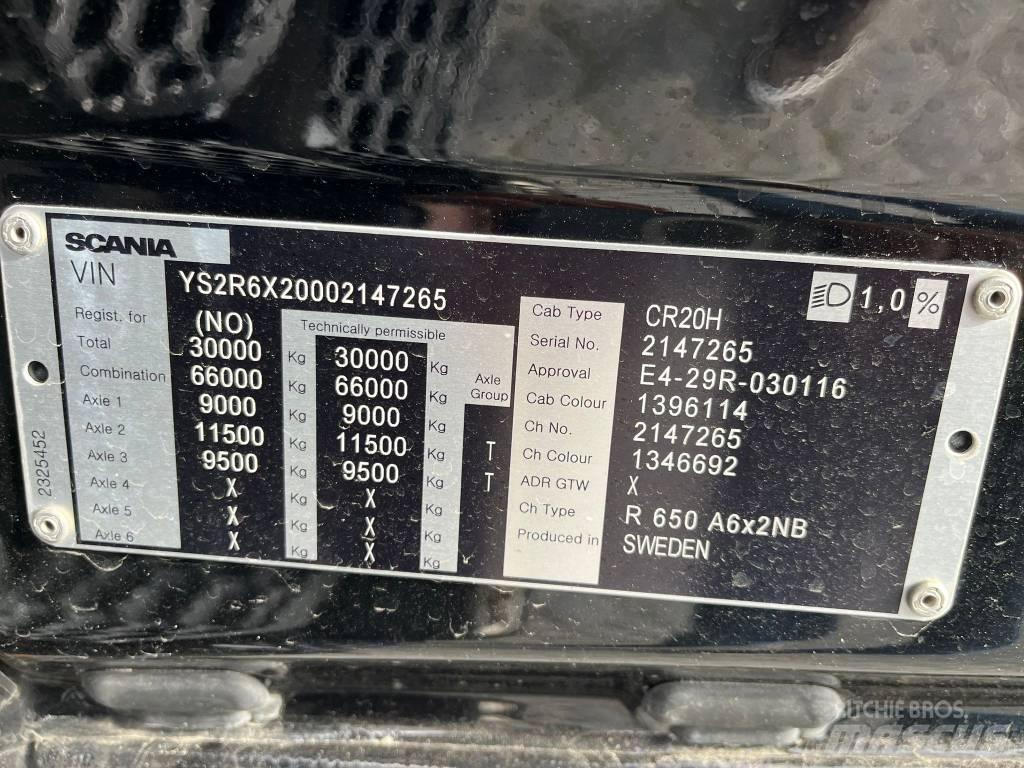Scania R 650 Naudoti vilkikai