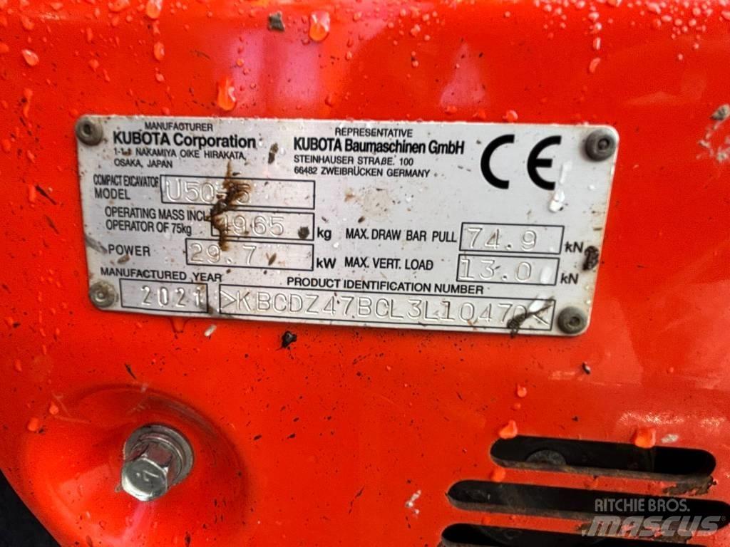 Kubota U 50 Mini ekskavatoriai < 7 t