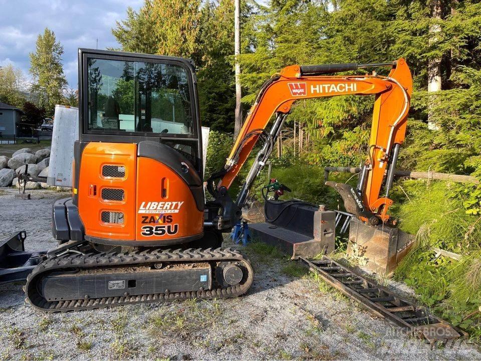 Hitachi ZX 35 Mini ekskavatoriai < 7 t