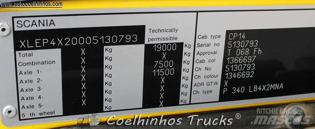 Scania P 340 Važiuoklė su kabina
