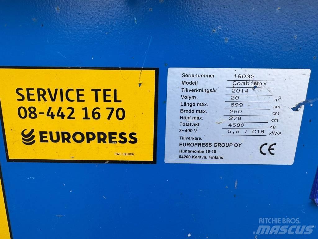 Europress CombiMax Atliekų suspaudimo į paketus įrenginiai