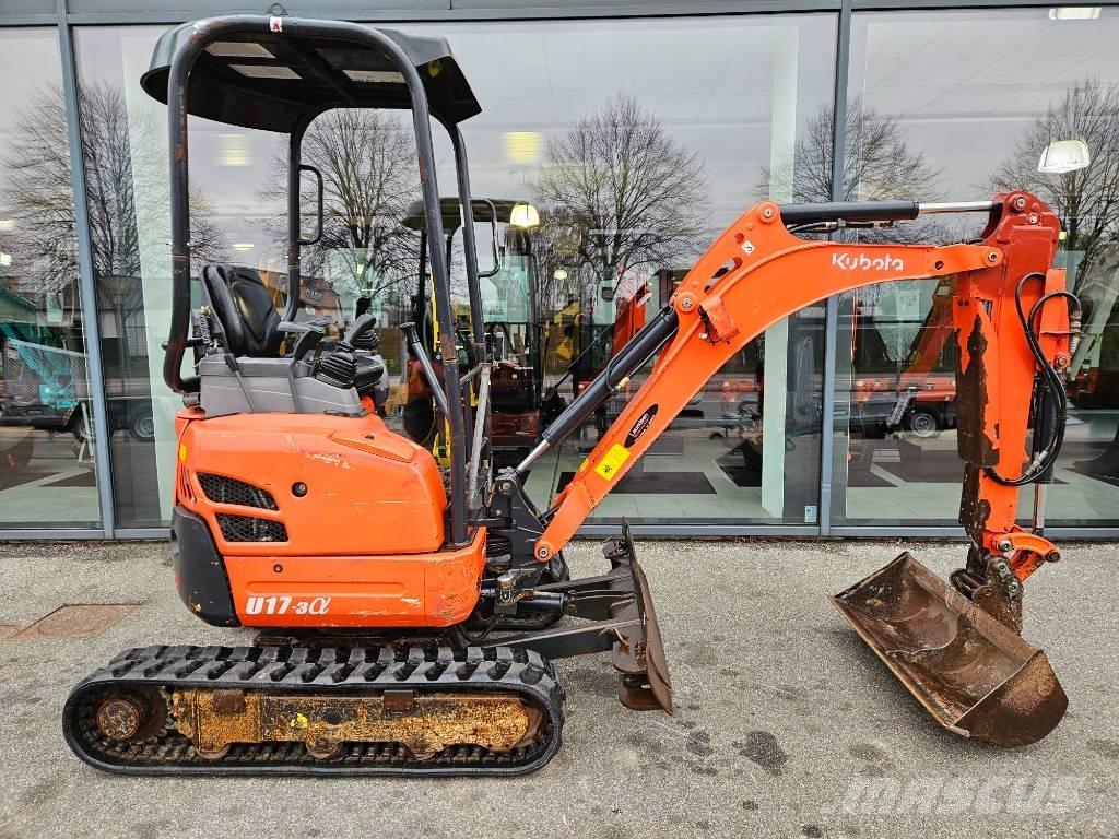 Kubota U 17-3 Mini ekskavatoriai < 7 t
