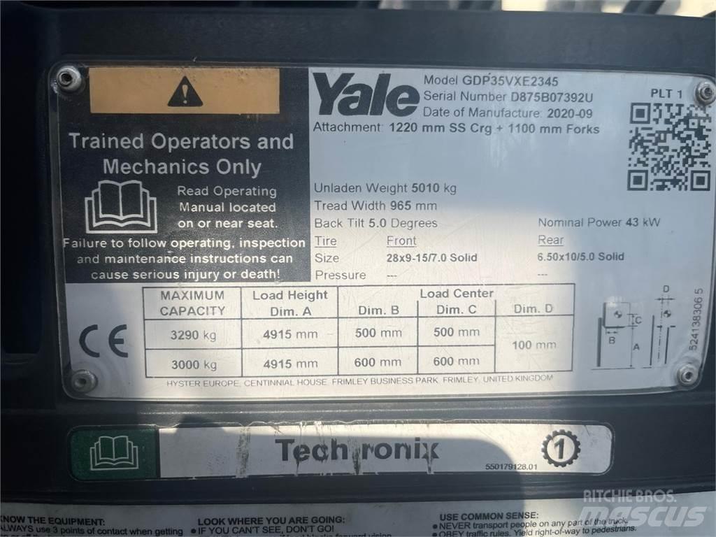 Yale GDP35VX Dyzeliniai krautuvai
