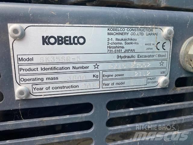 Kobelco SK 35 SR-5 Mini ekskavatoriai < 7 t