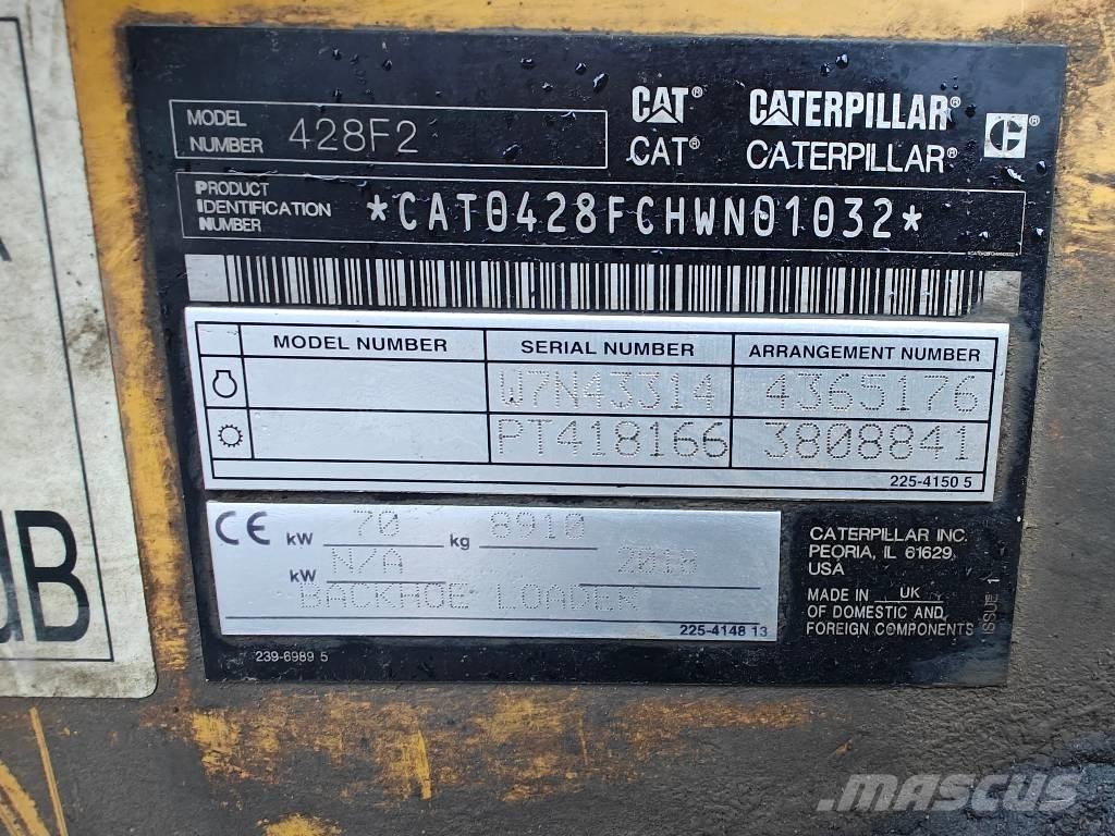 CAT 428 F2 Ekskavatoriniai krautuvai