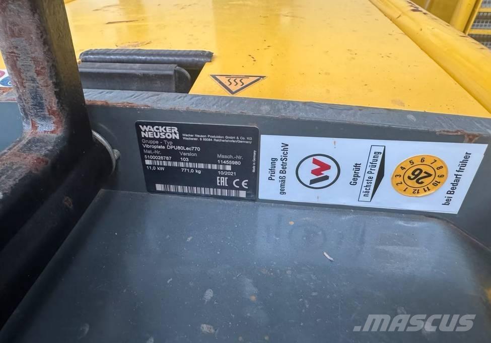 Wacker Neuson DPU 80 Vibratoriai