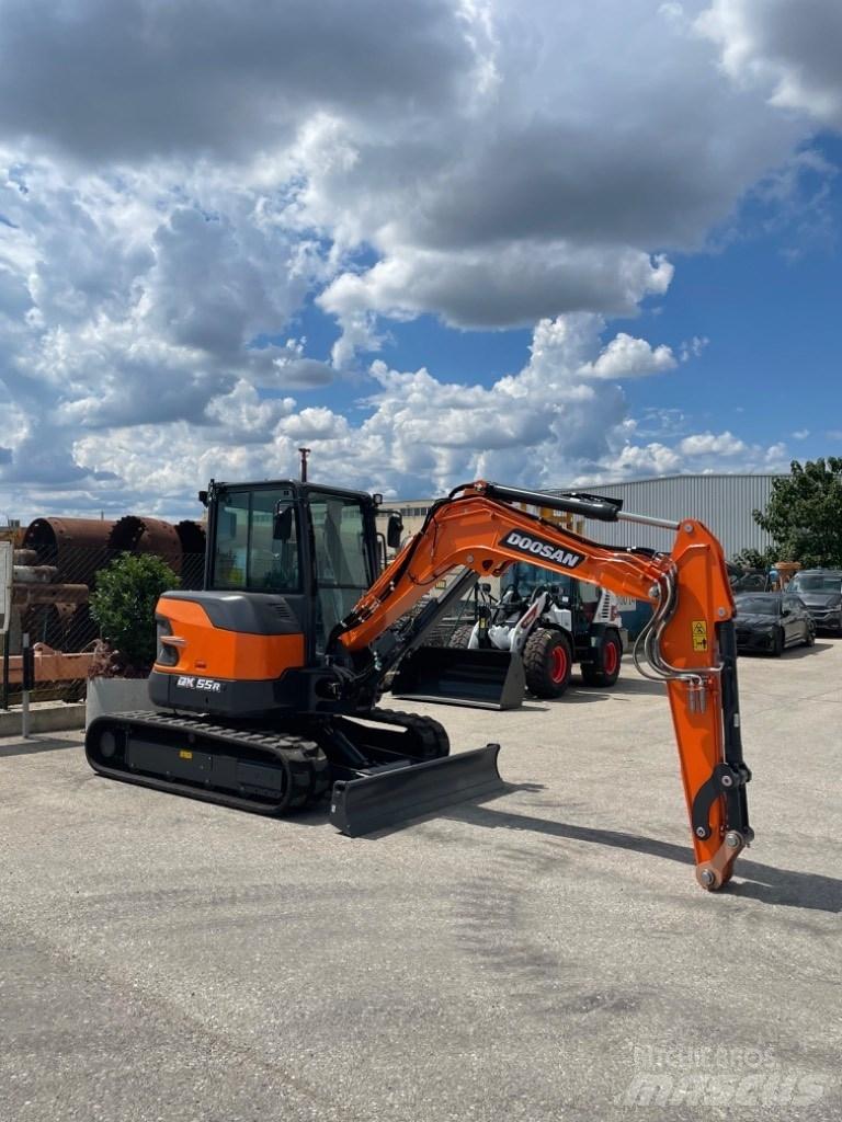 Doosan DX55r Mini ekskavatoriai < 7 t