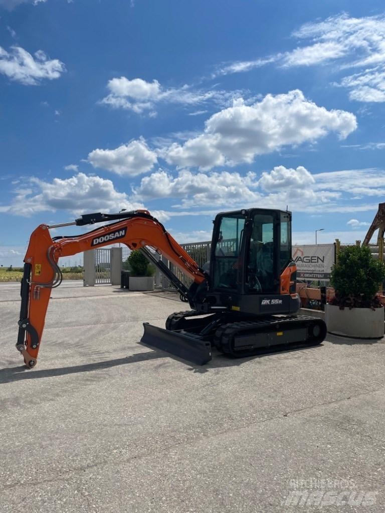Doosan DX55r Mini ekskavatoriai < 7 t