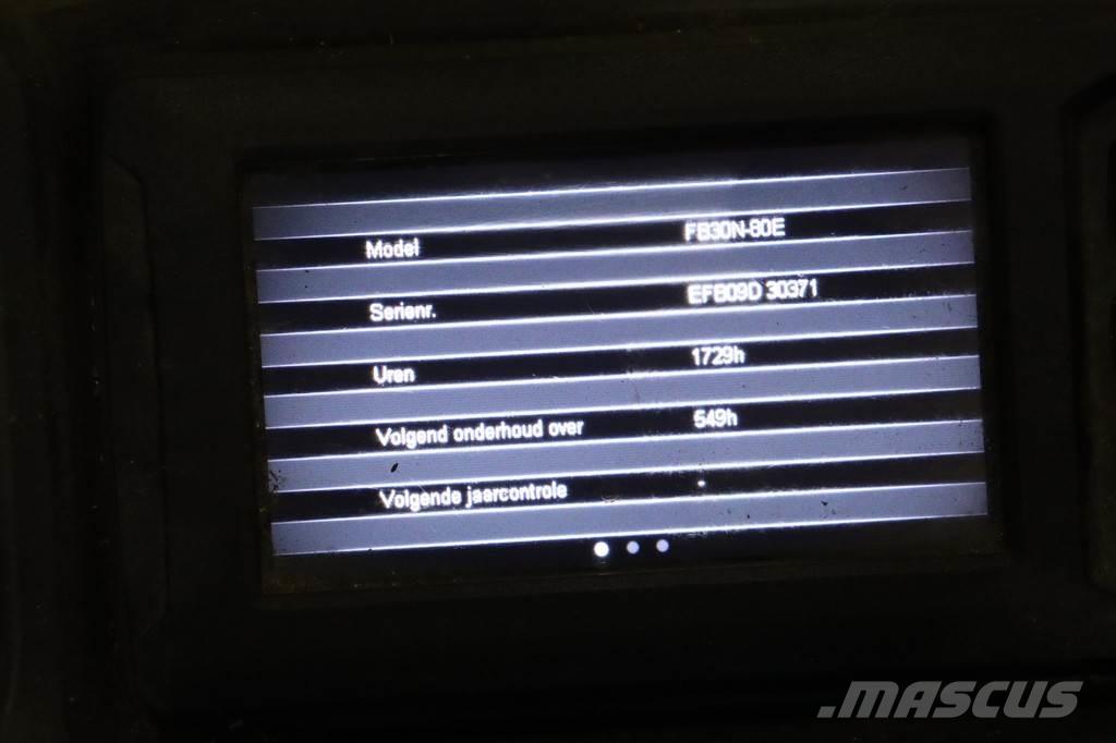 Mitsubishi FB30N Elektriniai šakiniai krautuvai