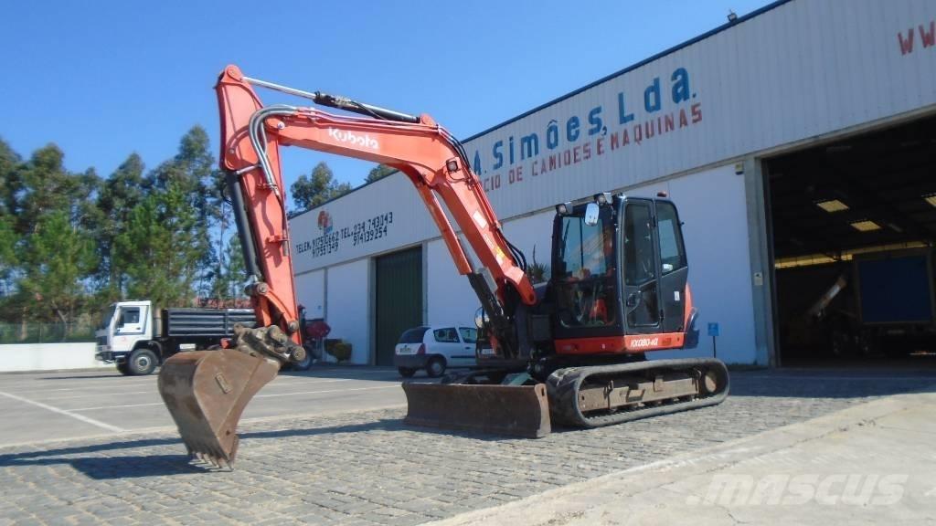 Kubota KX 080-4 Vidutinės galios ekskavatoriai 7-12 t