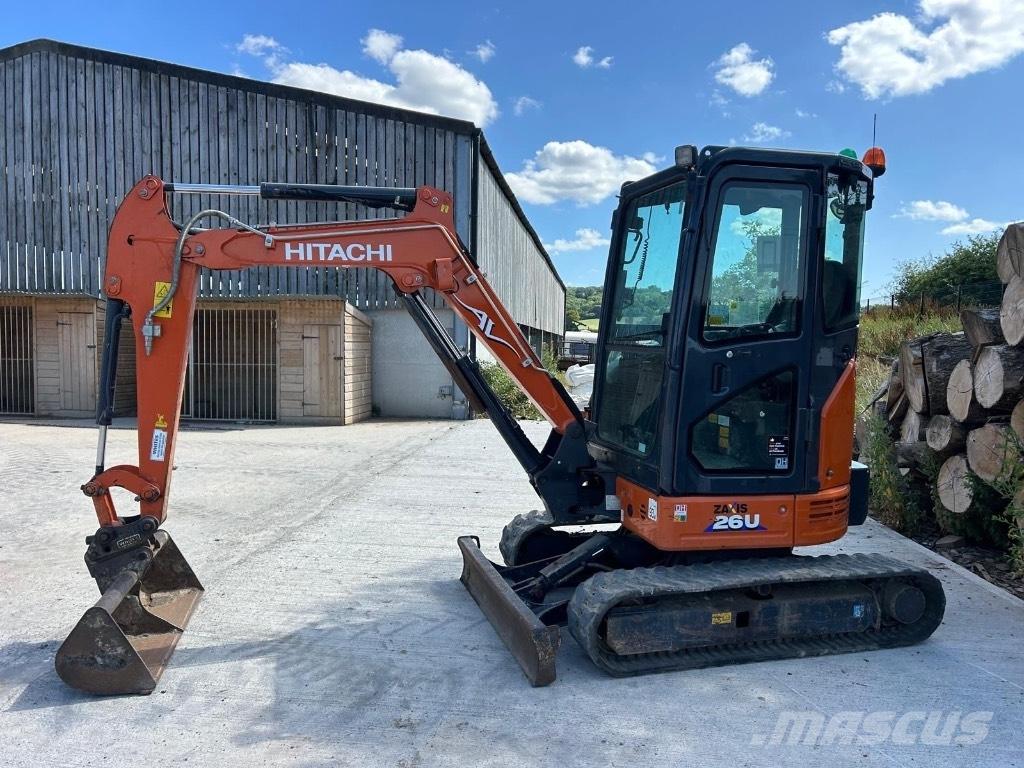 Hitachi ZX 26 U-6 Mini ekskavatoriai < 7 t