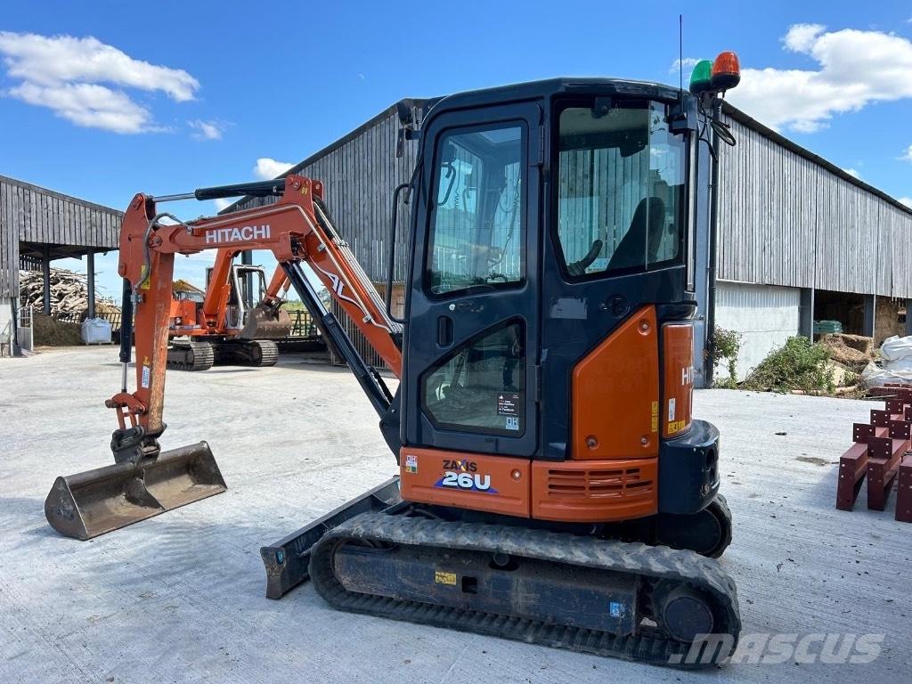 Hitachi ZX 26 U-6 Mini ekskavatoriai < 7 t