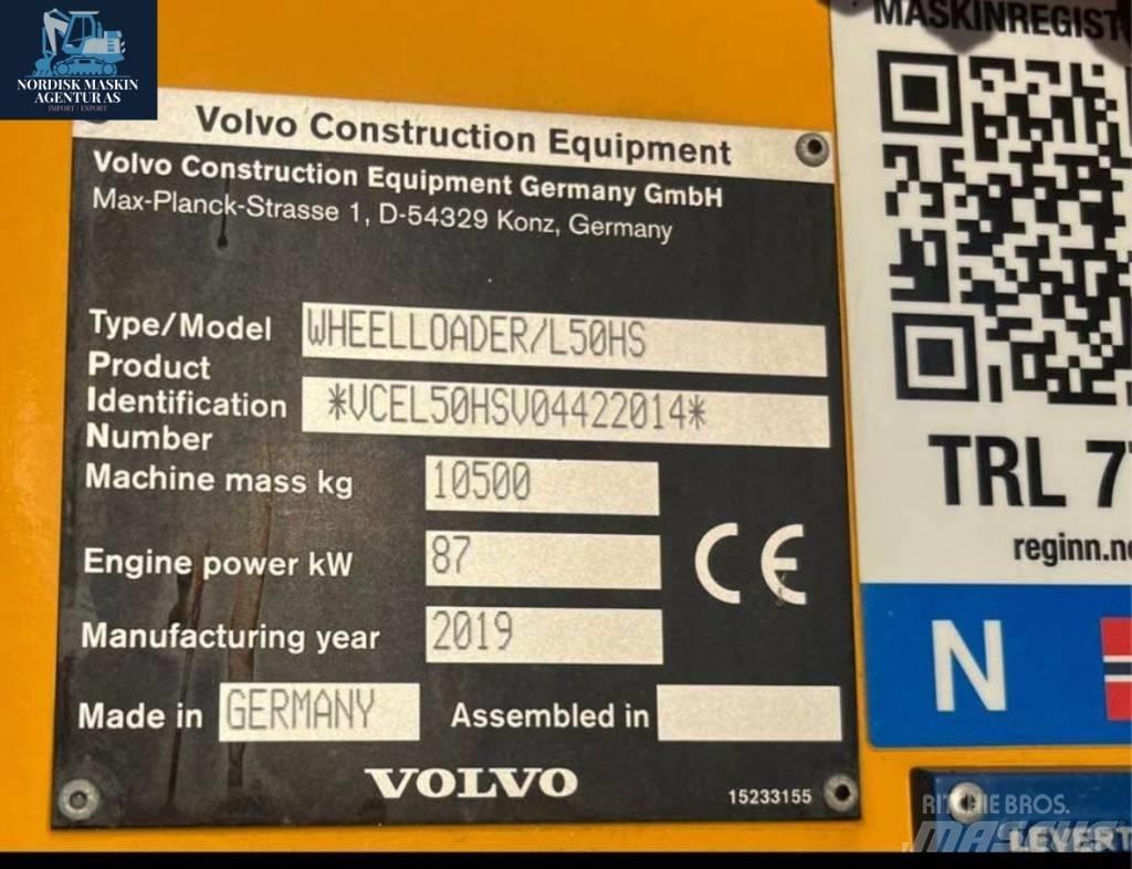 Volvo L 50 HS Naudoti ratiniai krautuvai