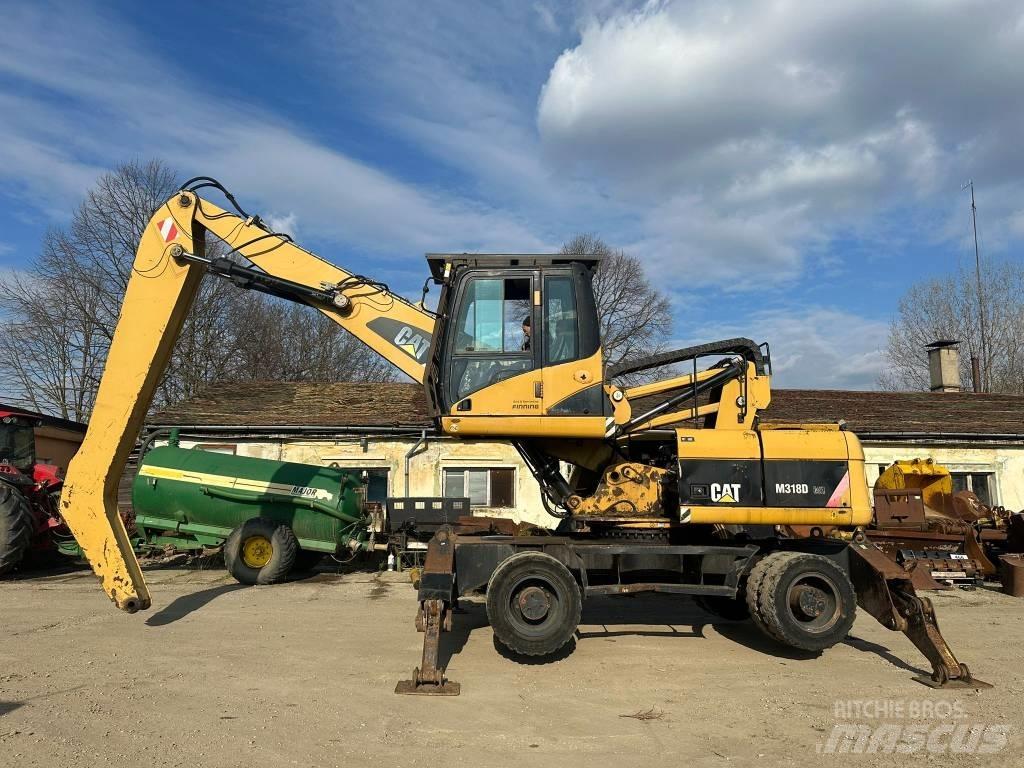CAT M 318 D MH Atliekų / pramoniniai krautuvai