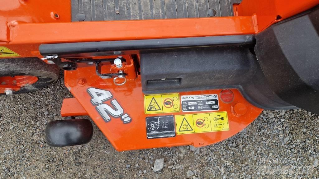 Kubota Z 122 RKW Žoliapjovės su lankstiniu vairavimo mechanizmu
