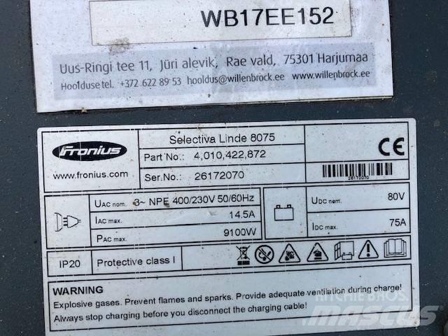Linde E30/600HL/387 Elektriniai šakiniai krautuvai