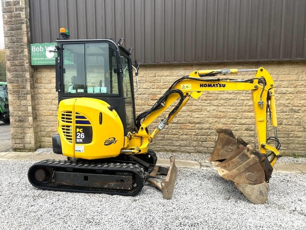 Komatsu PC26MR-3 Mini ekskavatoriai < 7 t